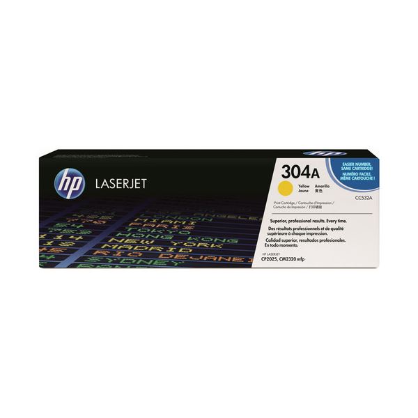HP 刷り上げる薬莢 黄みCC532A 1個 PCサプライ・消耗品-プリンター・FAX用インク