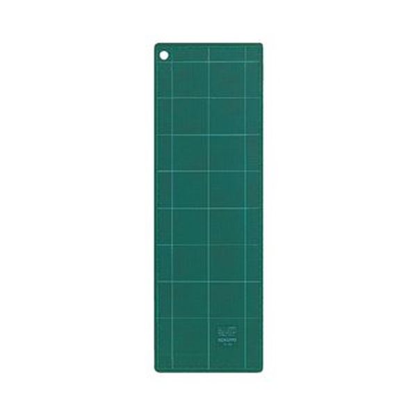 （まとめ）コクヨ カッティングマット（両面仕様）450×150×3mm グリーン マ-41 1枚【×10セット】