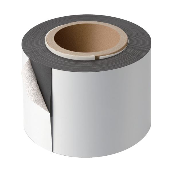 (まとめ）TRUSCO 磁石一巻き ツヤあり10m TCMR-08-10010TW 1巻【×3仕かける】 日用品雑貨・文房具・手芸-文房具・事務用品-マグネット