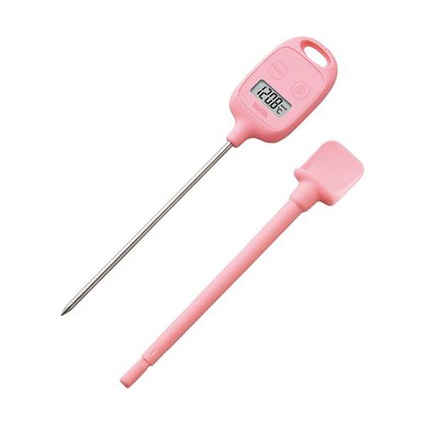 (まとめ) タニタ デジタル温度計 ピンク TT-583-PK 1個 【×5セット】|Shop E-ASU