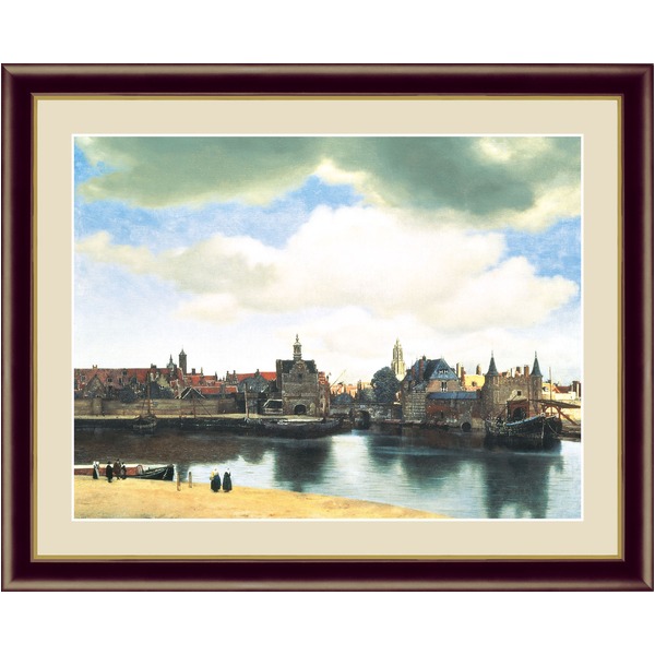 〔 フェルメールの代表作 〕 F6号 デルフトの眺望 ヨハネス・フェルメール Johannes Vermeer