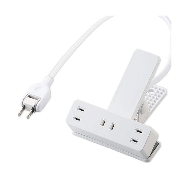 エッセンシャルコンフォート 〔5個セット〕エレコム 延長コード 電源タップ コンセント 2P 3個口 5m クリップタイプ 雷サージ ホコリシャッター付  ブラック T-KF03-2350BKX5 通販