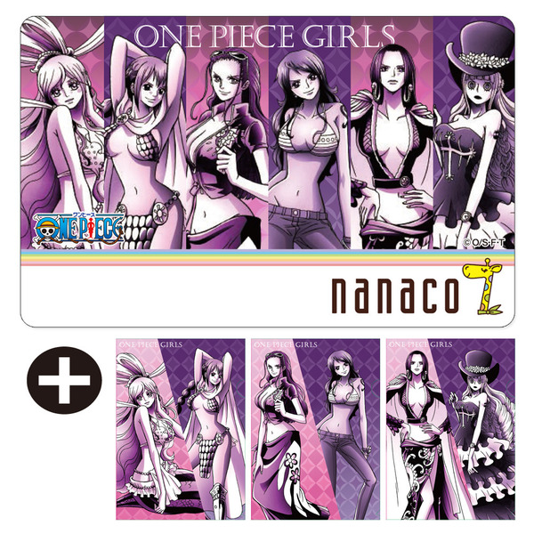 楽天市場 即納 ワンピースナナコカード C Type Girls クリアファイル3枚付 Nanacoカード Shop E Asu