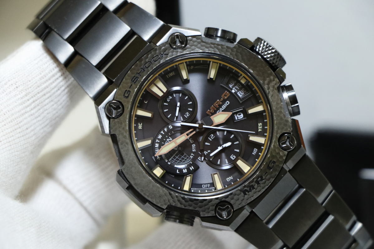 《貨物輸送無料/返品可》 CASIO カシオ G-SHOCK MR-G MRG-G2000HB-1AJR 鎚起 ソーラー GPS メンズ チタン 【中古】【smtb-TD】【saitama】【05P06jul10】【MB-KP】