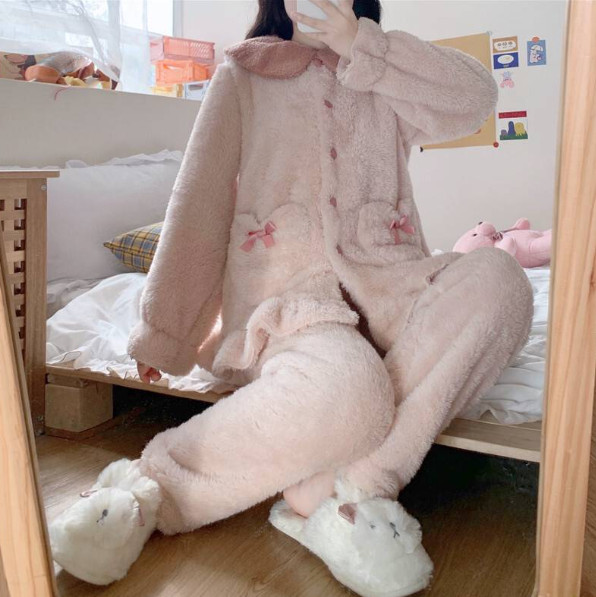 楽天市場】モコモコ ルームウェア レディース もこもこ かわいい