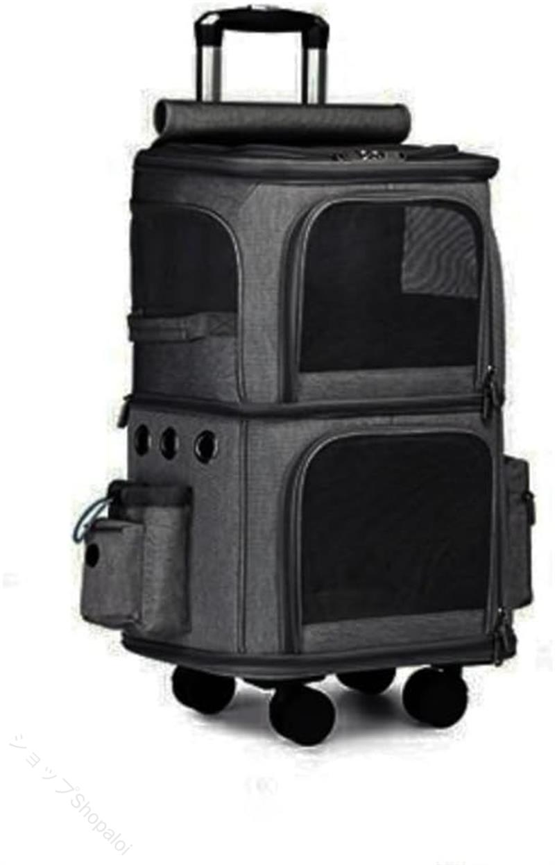 愛玩動物持ちはこび 2層 2匹 猫 多頭飼い 4輪手押し車 折りたたみ 通気口 360度回転させる 持ちかこい女 うつり変わりしない 携帯型伏せ籠 猫犬 中型相応う ほっつき歩く お出かけ 助けになる 安全性のある 省空白文字 好いたらしい 移し替える 耐久