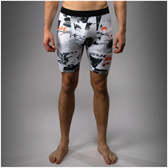 VENUM ヴェナム UFC Zenith by Venum Authentic Fight Week パフォーマンスヴァーリトゥード さる股引き メンズ - 白いこと ベナム VNMUFC-00435-108
