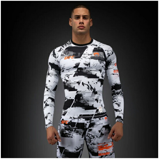 VENUM ヴェナム UFC Zenith by Venum Authentic Fight Week 演奏長袖混雑時かばい立て メンズ - 白いこと ベナム VNMUFC-00430-108