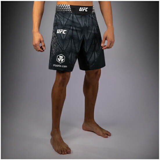 VENUM ヴェナム UFC Zenith by Venum Authentic Fight Night ロングフィットファイトショーツ メンズ - 黒いこと ベナム VNMUFC-00480-108