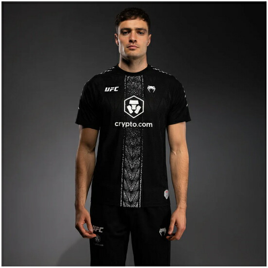 VENUM ヴェナム UFC Zenith by Venum Authentic Fight Night ウォークアウトジャージ オフィシャル メンズ - ブラック ベナム VNMUFC-00479-108