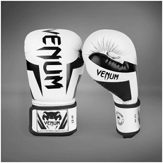 VENUM ヴェナム ELITE ボクシンググローブ - ホワイト/ブラック ベナム VENUM-0984-210 格闘技 キックボクシング 総合
