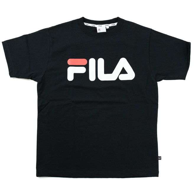 white fila logo t shirt