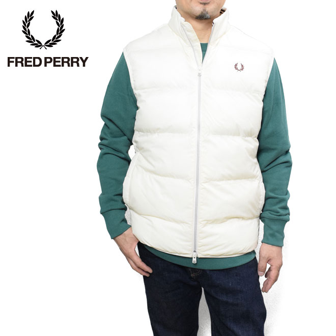 楽天市場】フレッドペリー ナイロンリップストップ中綿ベスト FRED