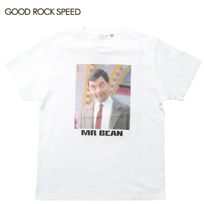 グッドロックスピード Mr ビーン Tシャツ 半袖 GOOD ROCK SPEED 26MRB001W ミスタービーン ホワイト メンズ レディース