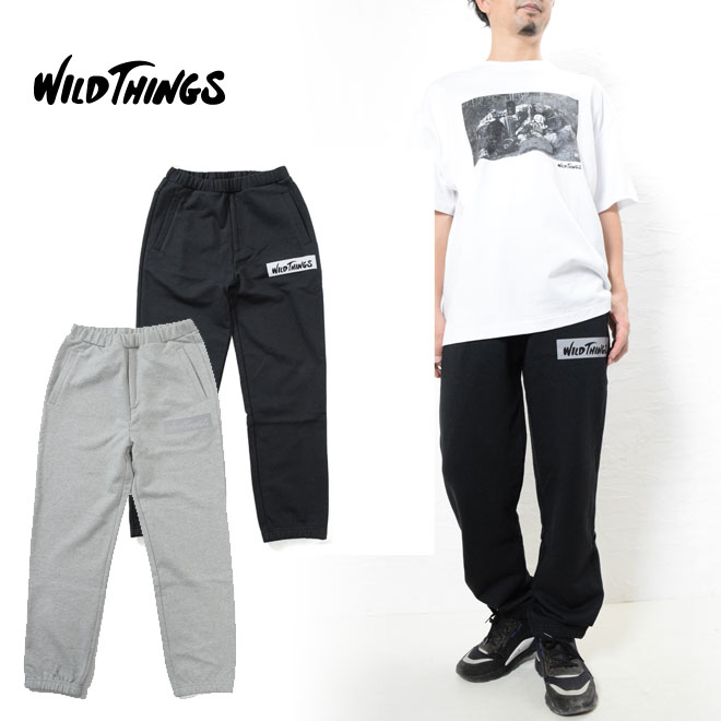 ワイルドシングス ロゴ スウェットパンツ リフレクター WILD THINGS WT21249KY メンズ 秋冬 アウトドア キャンプ ウェア トレーナー ｜friends　店