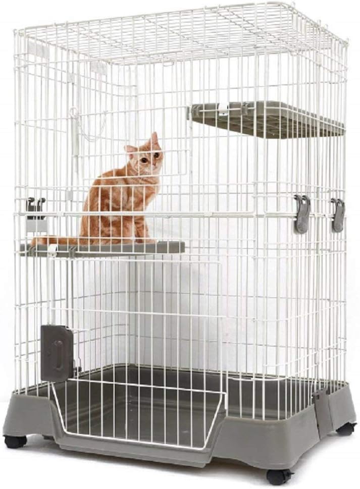 【TAH】猫　ケージ　キャットケージ　マルカン　2段 楽天市場】【他商品と同梱不可】マルカン キティケージ 1000 2段