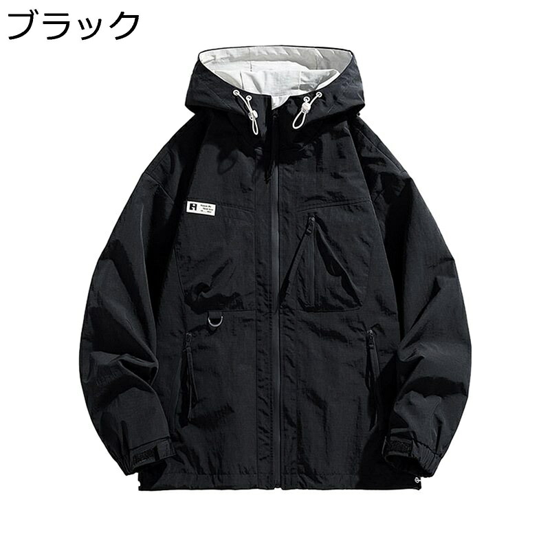 メンズ スタジャン ウインドブレーカー ジャンパー マウンテンジャケット 裏ボア 防寒防風 野球服 ブルゾン アメカジジャケット ワッペン飾り アウター ルーズ 個性的 カッコイイ カジュアル
