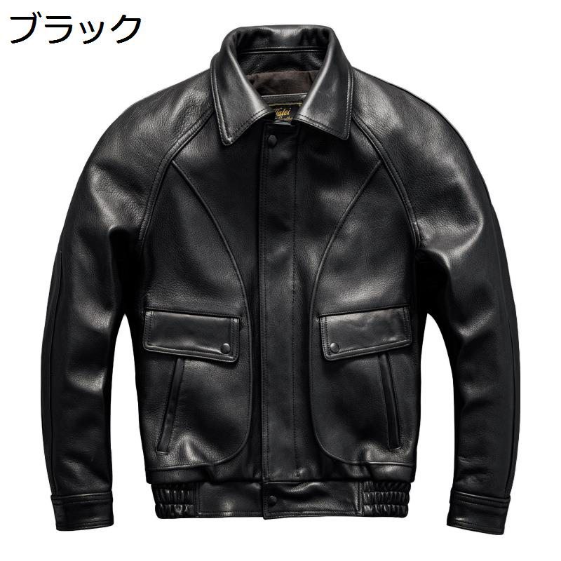 メンズ レザージャケット 羊革 バイクジャケット バイカー 本革 防風 保温性 コート 革ジャン ブルゾン 秋冬 ジップアップ ジャンパー ライダース 登山 ストリート｜ショップ郷上