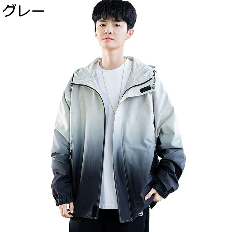 ジャケット メンズ 長袖 春秋 大きいサイズ ファッション フード付き ゆったり カッコイイ ハンサム アウター トップス ジャンパー 若者 トラベル デイリー お出掛け 通勤 通学