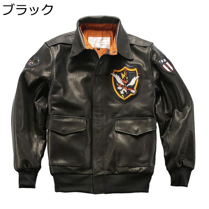 メンズ レザージャケット 本革 ライダース フライトジャケット バイク カジュアル 防風 防寒 レザーコート 牛革 ブルゾン 秋 ジッパー 男性 アウトドア 通勤 作業