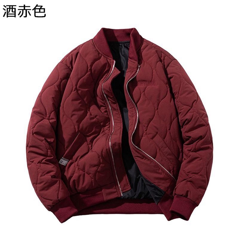 スカジャン MA-1上衣 メンズ キルティング 中綿 スタジャン 防風 防寒 上衣 長袖 分かりやすい 厚地の外套大きさ ジップアップ 秋冬服 トップス 今めかしい アメカジ 原宿 表どおり系
