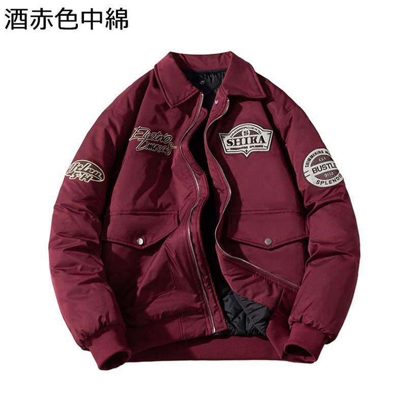 ミリタリー上衣 スカジャン メンズ 前掛け 秋冬服 紋章付 長袖 遊撃手丈 好いたらしい 向こう見ず パステル色の 濫りがわしい 大きめ かっこいい 防風 防寒 厚地の外套 ライダース 心地好い 通い 通学