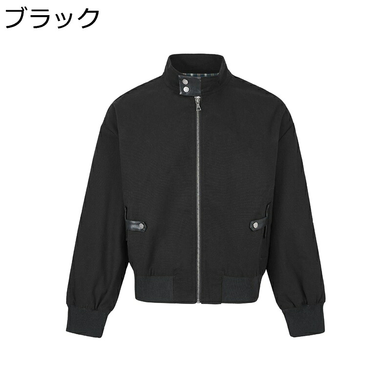 ジャケット メンズ 春秋 立ち襟 防風 カジュアル 綿 フライトジャケット ジップアップ ブルゾン 通勤 通学 ストリート ジャンパー 薄手 ゆったり お洒落 男性用 アウトドア