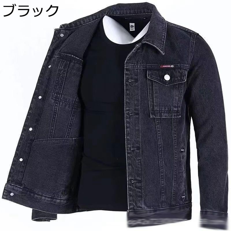 メンズ デニムジャケット M-5XL gジャン ジージャン スタジアムジャンパー スタジャン 秋着 冬服 ブルゾン コート防風防寒 カジュアル カッコイイ アウター トレンド ソフト 街着 シンプル 大きいサイズ