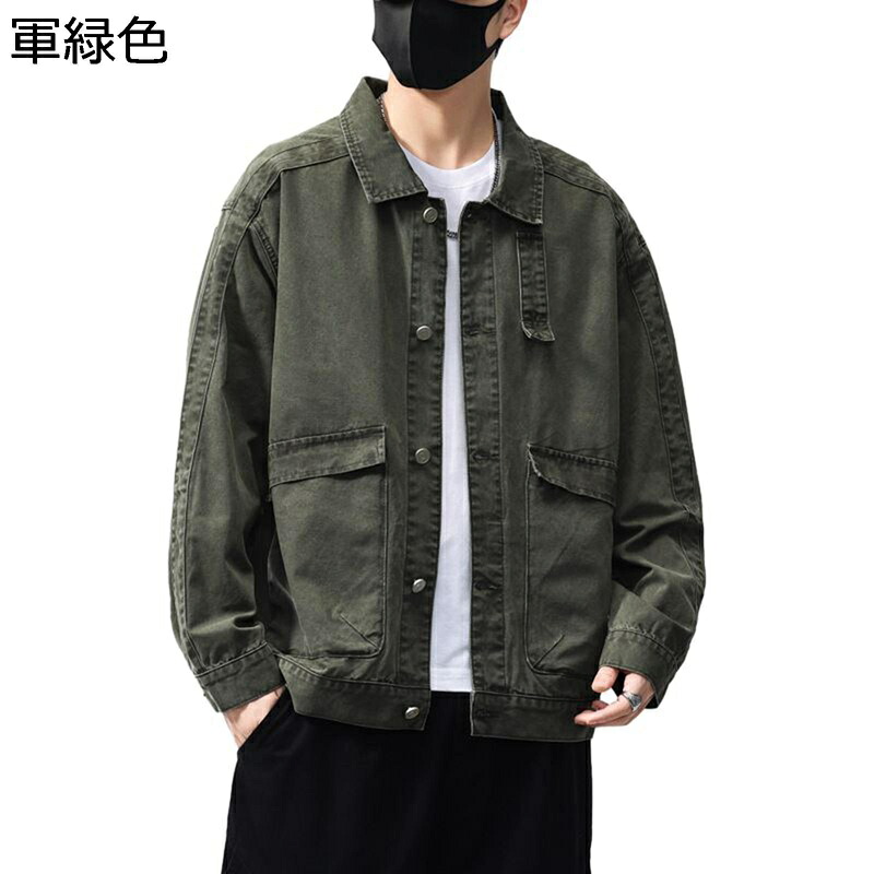 メンズ ジーンズ上衣 ジージャン 前掛け ベイスボール服 ゆったり 細工物上衣 スタジャン 秋着 冬服 上衣 厚地の外套防風防寒 心地よい かっこいい アウター 自動二輪車 ホンブルグ帽 流行り 流行り物