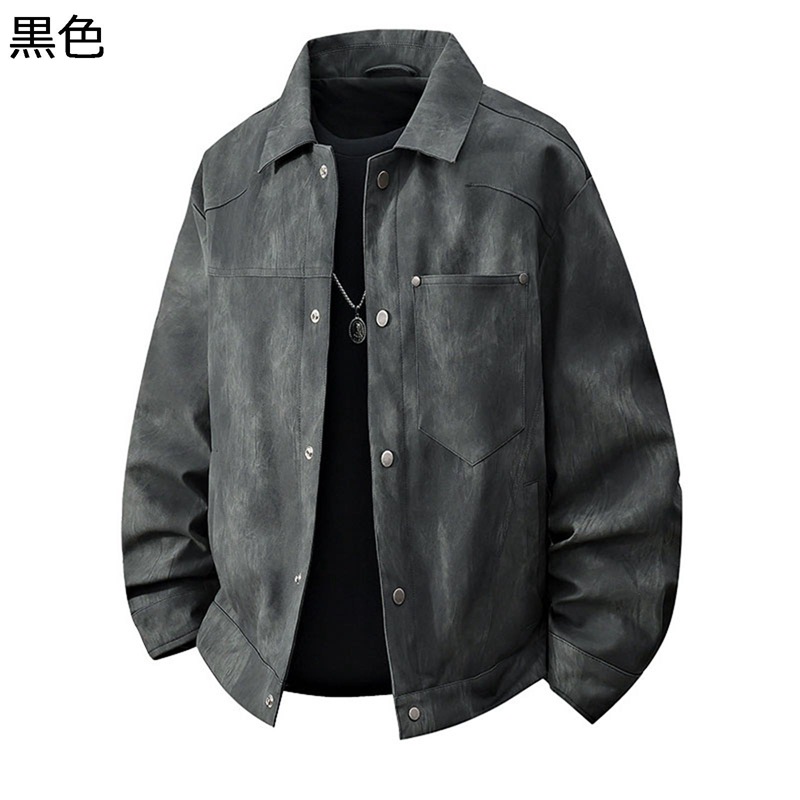 革ジャン ベイスボール服 メンズ 名取り草 ライダースジャケット スエードクロス感 なめし革上衣 上衣 秋冬着 フェイクレザー ミリタリー 競技場前掛け 上衣 通い 商行為