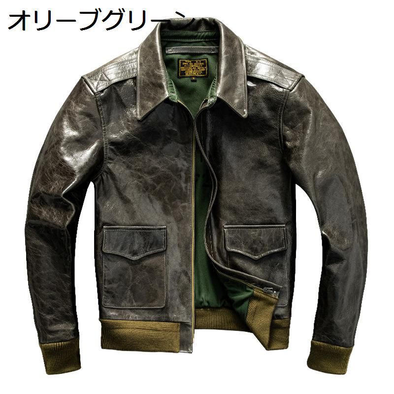 メンズ 本革ジャケット レザー ライダース フライトジャケット ラム革 防風 防寒着アウター 革ジャン ブルゾン 保温 春秋冬 ファスナー カジュアル 上着 外出 オートバイ用