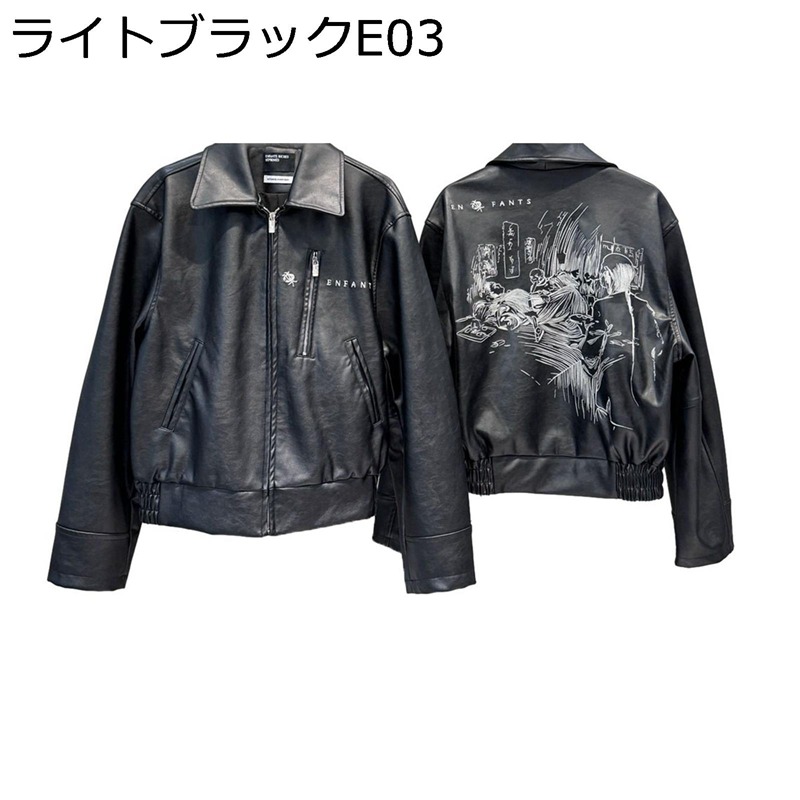 本革上衣 子ヒツジ革 うしろ側刷り上げる ライダースジャケット メンズ なめし革上衣 秋冬着 羊革 チャック アウター 上衣 あったか 防寒着 スタジャン 商行為 心地よい パステル色の アウトドア