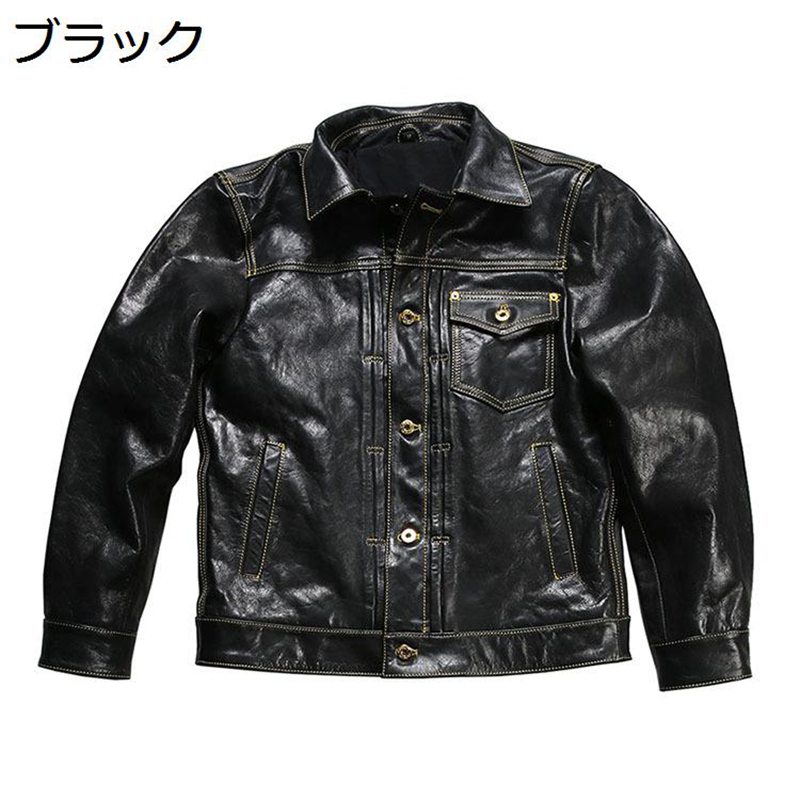 メンズ レザージャケット 牛革 ショートコート 防風防寒着 本革アウター 革ジャン ブルゾン 秋服 ジップアップ ヴィンテージ バイク ジャンパー ライダース アウトドア 26,255円