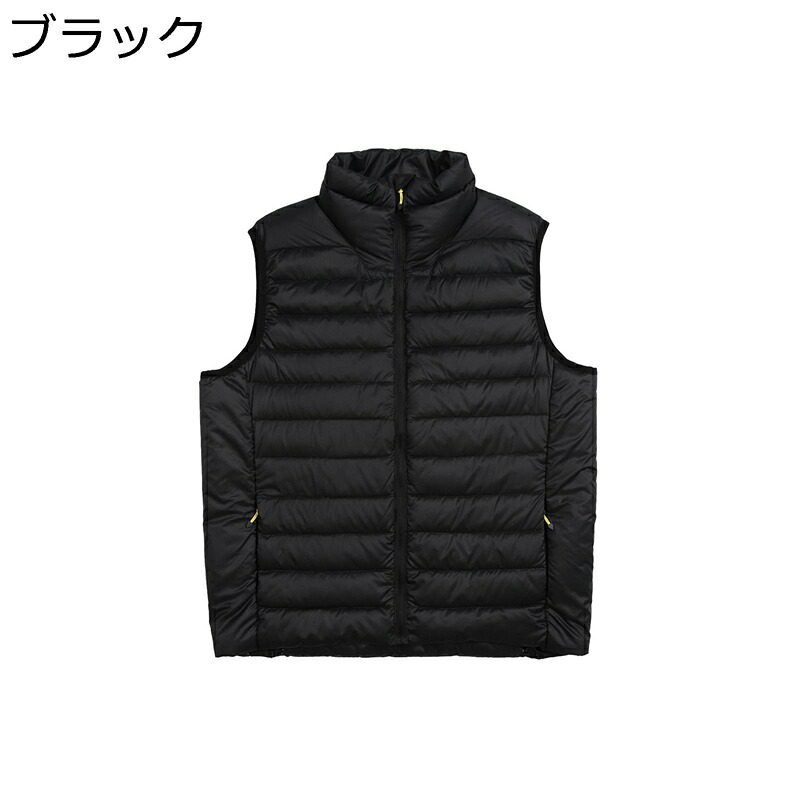 メンズ ダウンベスト 90ダウン 無袖ジャケット アウトドア ステンカラー ダウンジャケット 防寒 秋 冬 おしゃれ 防水 暖かい 動きやすい 耐摩耗 ペアルック スポーツ 通勤 通学 デイリー 街着