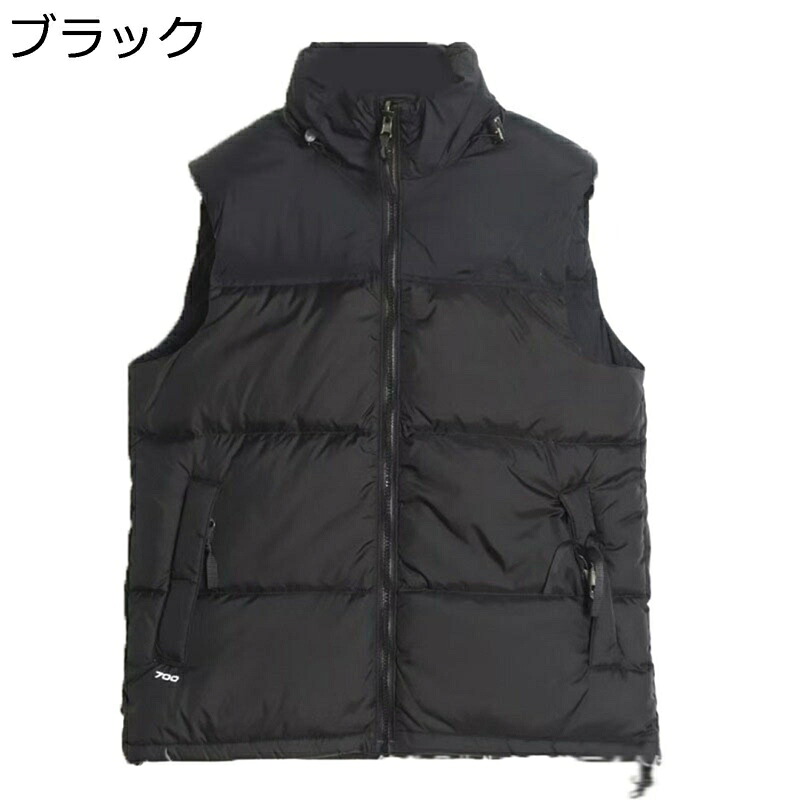 メンズ ダウンベスト パッチワーク バイカラー配色 レディース アウトドア ダウン90 無袖ジャケット 防風防寒 冬物 チョッキ 耐久性 コンフォート アウター ジップポケット 窮屈感のない ストーリー 外出 運動