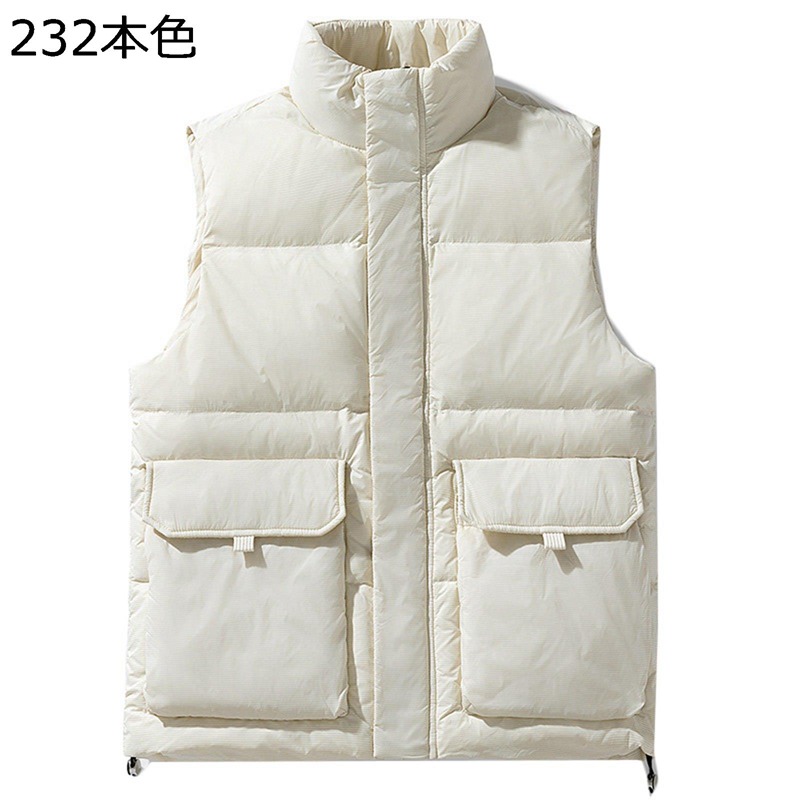 ダウンベスト ベスト メンズ レディース 無袖ジャケット 85ダウン ファスナー付き 秋冬服 襟付き ライトベスト 保温性 撥水加工 ソフト ペアルック カップル ゴルフウェア 旅行 アウトドア 釣り
