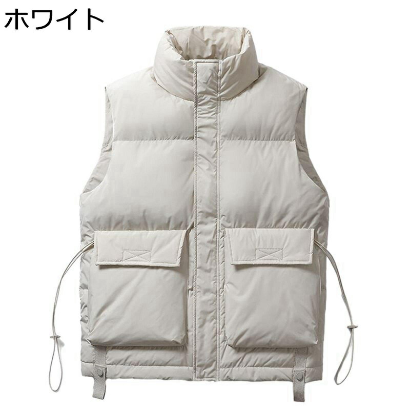メンズ ダウンベスト レディース ダウン80 ダウン入れ L-5XL ノースリーブ 暖かいベスト 蓄熱保温 アウターベスト 冬用 柔らか ウルトラライト 防風 ゆったり カジュアル スポーツ 通勤通学 普段着