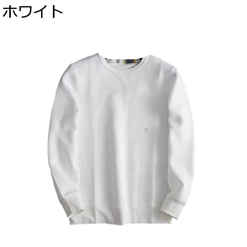 ゆったり 長袖 丸襟 メンズ パーカー 調教師 プルオーバー ティーシャツ 秋 冬 ロングプルオーバー 襟なし 手当たり 通気性 コンフォート 心地よい 無地 流行り物 成人男性用 私服刑事 普段着 お部屋
