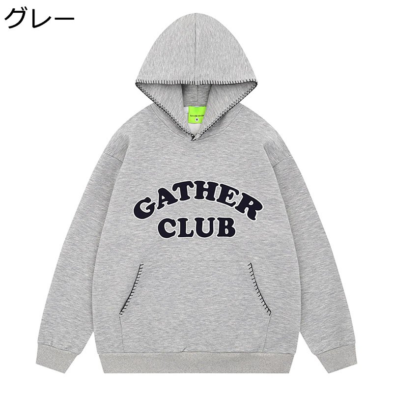 パーカー ティーシャツ 字母柄 刺しゅう 綿 メンズ ボンネット付き添い人 長袖 調教師 春 秋 冬服 丸首心地よい 通気 アメカジ 古着 韓国風 衣嚢付き添い人 読み合わせる用 御部屋着 お出掛け 差し上げ物 通い用 普段着