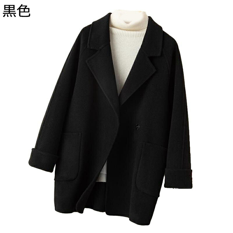 ウールコート ビジネスジャケット レディース フォーマル オフィス 秋冬服 ロングジャケット 綺麗 着痩せ ゆったり 無地 簡約 シンプル エレガント ファッション 防寒着 街着 通勤通学|ショップ郷上