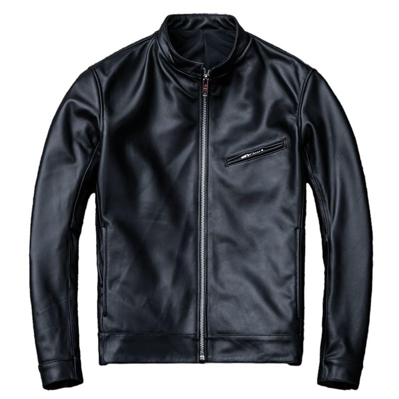 レザージャケット ライダースジャケット 本革 羊革 メンズ バイクジャケット 秋 冬 ジップアップ ハイネック 大きいサイズ アウター ブルゾン ビジネス カジュアル ソフト 通勤 紳士 仕事