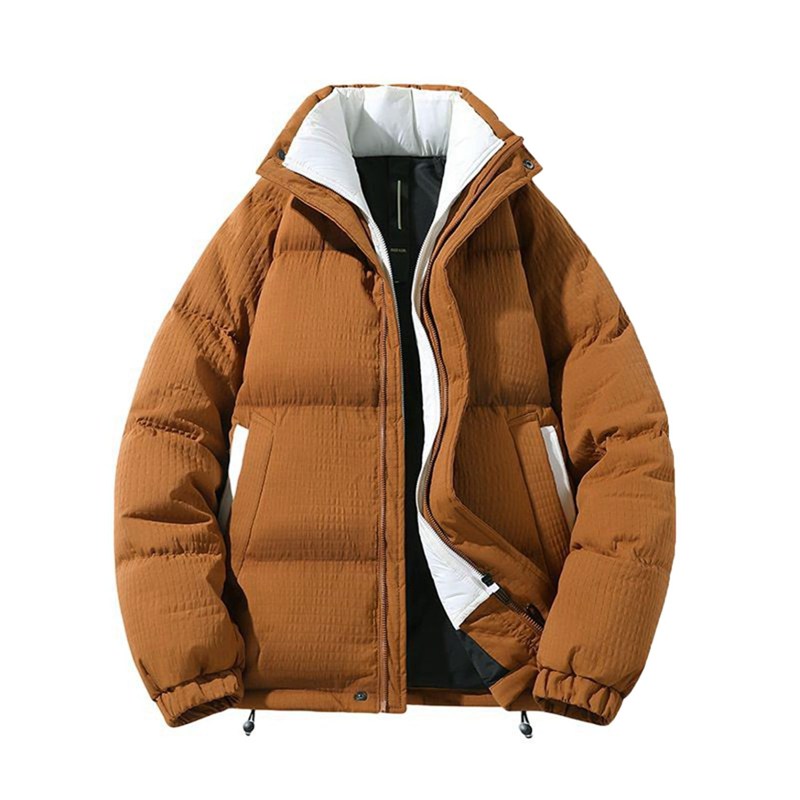 ダウンジャケット 冬用ジャケット メンズ 冬用 ショート丈 ダウンコート 85%ダウン モコモコ 厚手 フェイクレイヤード 立ち襟 防風防寒 保温性 あたたかい ゆったり カジュアル 日常 旅行 冬物 10,956円