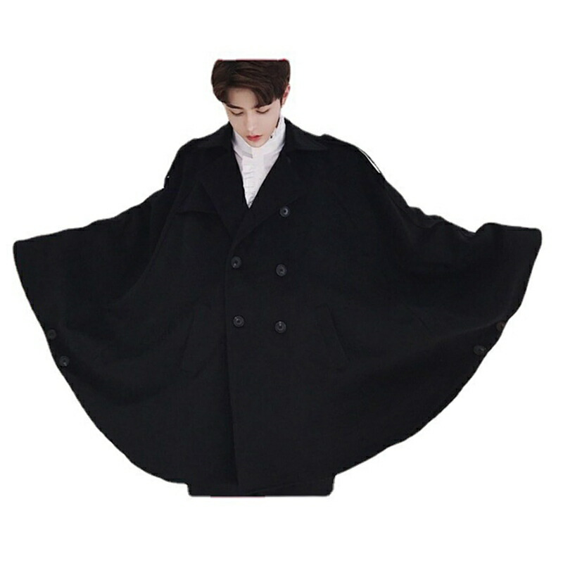 トレンチコート メンズ マント ダブルプレスト ミドル丈 スプリングコート 春服 ビジネス ゆったり おしゃれ 無地 軽い 防風 春秋服 通学 旅行 カジュアル 上着 パンク ハロウィン ヴィンテージ