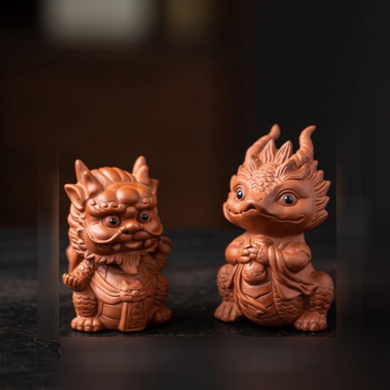 可愛い 萌え 龍 神獣 おもちゃ 置物 風水 干支 たつ 辰 招財 金運アップ オブジェ ドラゴン縁起物 インテリア かわいい 開運 玄関 竜 風水グッズ 茶寵 茶玩 茶道 道具 誕生日プレゼント 新