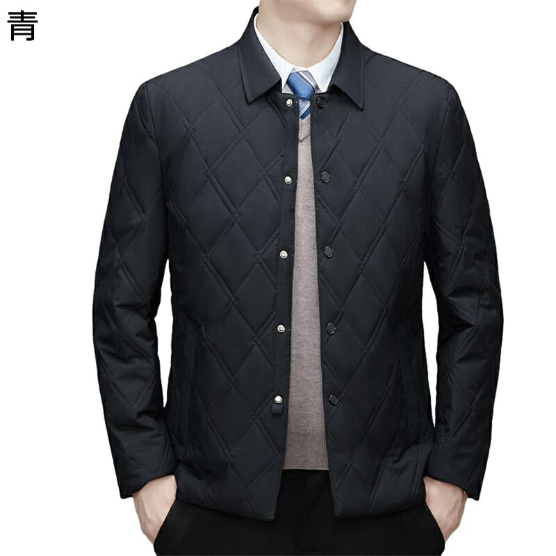 中綿入れコート メンズ 綿入れジャケット キルティング 中年向け 秋冬物 防寒アウター 綿服 厚い 防寒対策 暖かい ビッグシルエット 大きいサイズ ビジネス フォーマル デイリー ベーシック