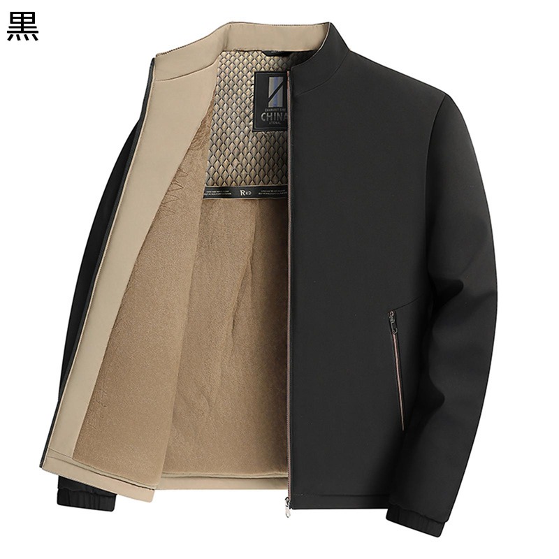 裏ボアジャケット 裏起毛アウター 冬服 ボアブルゾン メンズ ヴィンテージ 暖か 防寒 防風 厚い ビッグシルエット カーゴウェア シンプル 春秋冬 ウィンターコート 日常 コーディネート