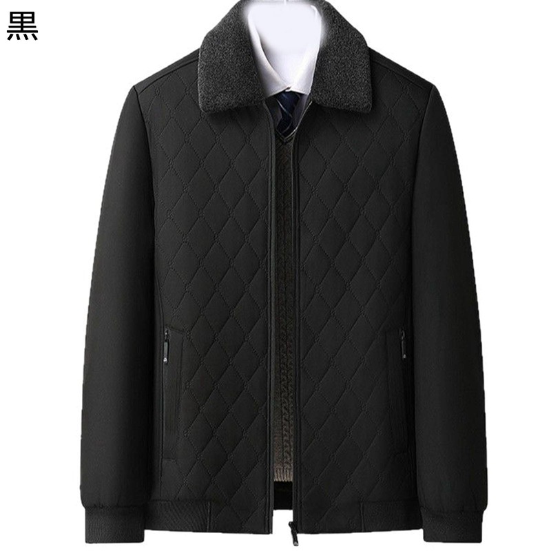 メンズ 裏起毛コート ボアジャケット 防寒ブルゾン 冬服 保温防風 あったか 高齢者 中年向け 春秋冬 ウィンターアウター ビジネス オフィス ルーズシルエット カジュアル アウトドア 戸外活動