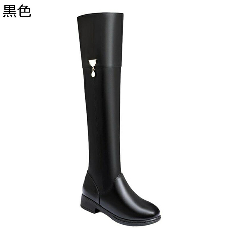 ニーハイブーツ 膝丈 裏起毛 裏ボア ロングブーツ ハイヒール レディース 厚手 ソフト PUレザー スノーブーツ 秋 冬 長靴 防臭 撥水 歩きやすい サイドファスナー オシャレ カジュアル ブラック