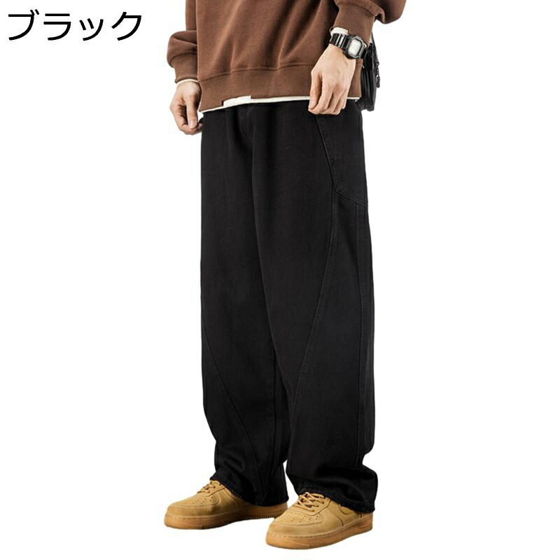 メンズジーンズ カーゴパンツ ズボン デニムパンツ カジュアル ジーパン 裏起毛 秋冬 裏ボア マルチポケット 綿100 ウォッシュ加工 ストレートタイプ 裏ボア ドレープ 無地 お洒落 ワーク 長ズボン Gパン