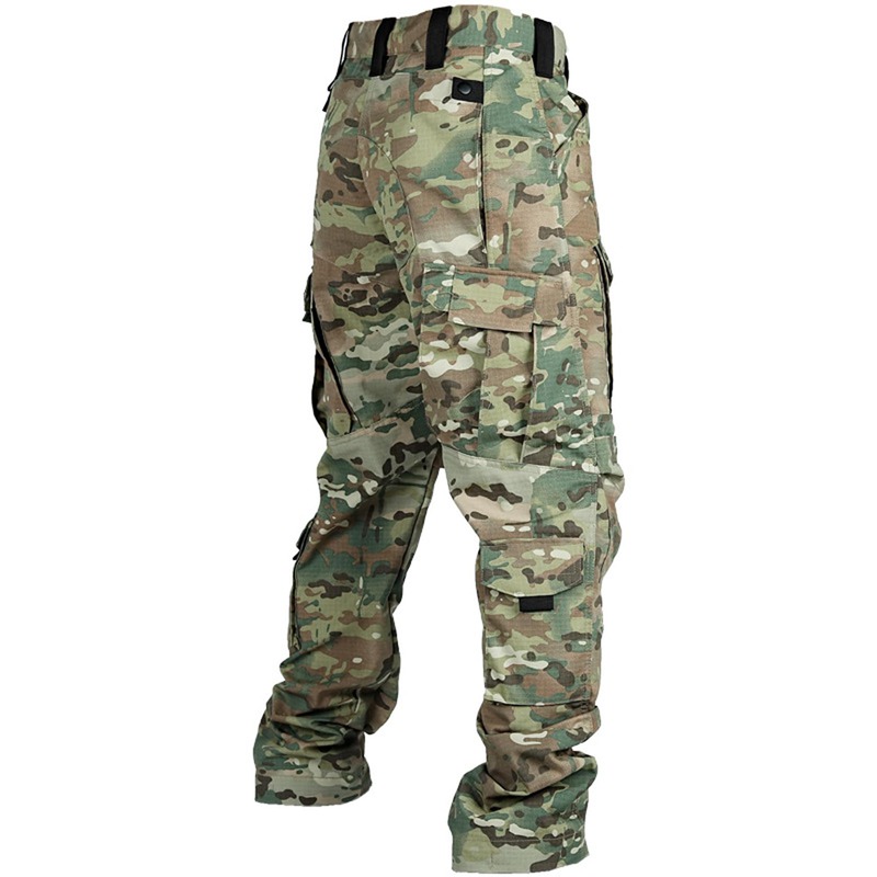 タクティカルパンツ アウトドア ミリタリーパンツ 迷彩柄 メンズ カーゴパンツ 格闘 戦術 軍事 タクティカル カモフラージュ 登山パンツ 耐摩耗性 トレッキング ハイキング キャンプ 機能性 通気